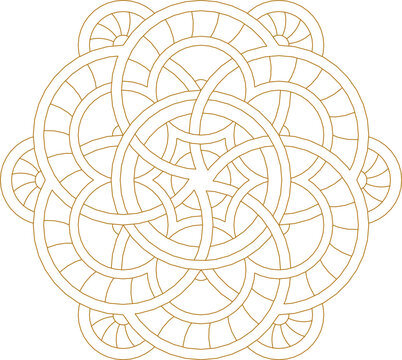 sketch vector illustration silhouette design ornament decoration anagram mandala spiral decoration classic ethnic vintage traditional abstract modern minimalist
