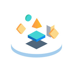 pie chart with arrow