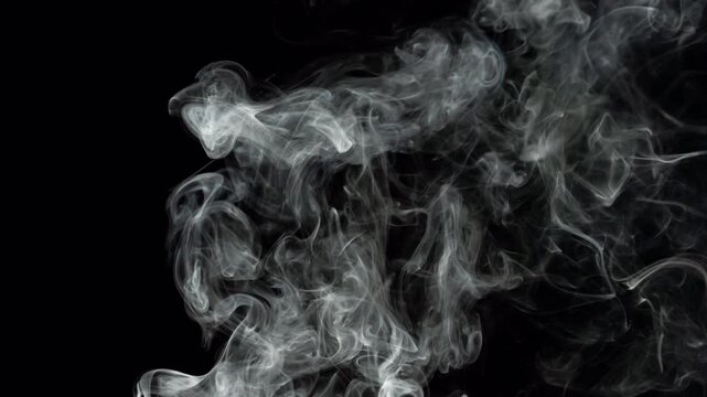 best black smooky paper texture.stop and motion animation.