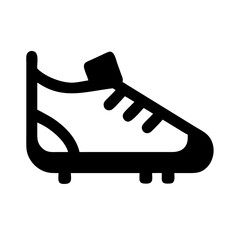 Vector art of soccer shoe