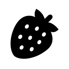 Vector art of strawberry icon
