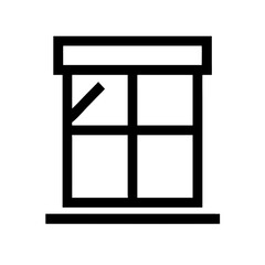 Vector art of window icon
