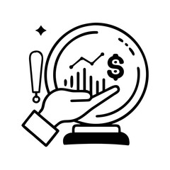 hand holding a black arrow