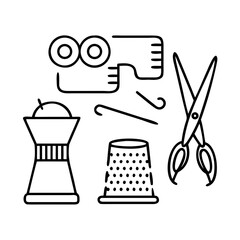 set of sewing accessories