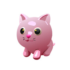 piggy bank isolated on white