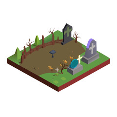 isometric view of the city