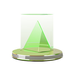 vector illustration of a green leaf