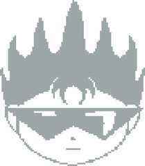 Obraz premium Punk Pixel Art