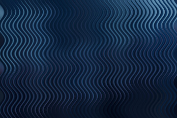 Abstract dark blue wavy lines background with smooth texture and gradient