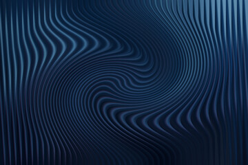 Abstract dark blue background with wavy lines and a swirling vortex pattern