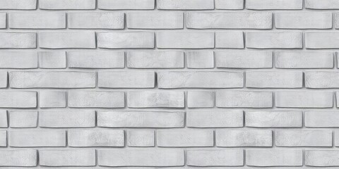 Naklejka premium Seamless texture of a grey concrete block wall , cold, grayscale