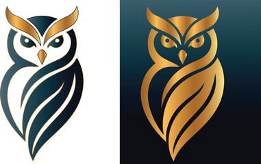 Adobe Illustrator Artwork owl mascot luxury logo