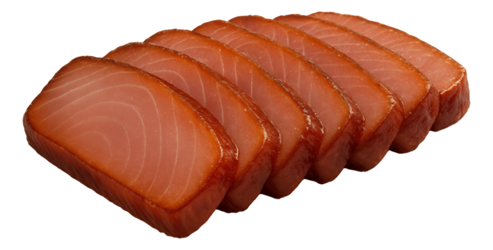 Octopus sushi nigiri with a glistening slice of octopus atop seasoned rice on a bamboo mat.