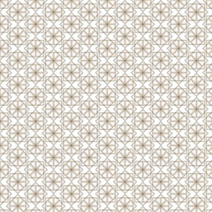 Geometric Line Art Pattern Background Minimalist Abstract Tile Oriential Traditional Design for Background, Wallpaer, Carpet, Clothing, Fabric, Textile, Wrapping , Embroidery Style
