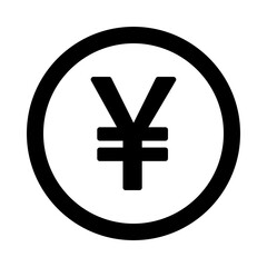 yen icon symbol sign vector illustration
