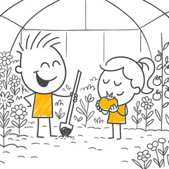 Under Green Greenhouses The Joy of Growing Happiness and The Taste of Shared Flavor.