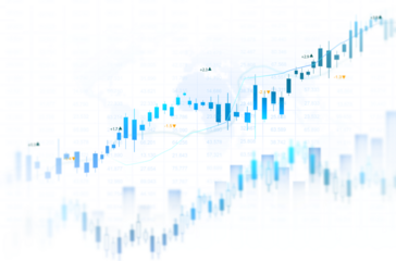 Stock market investment trading graph growth Transparent.Trade business analytics graph and financial chart.PNG chart graph business.	