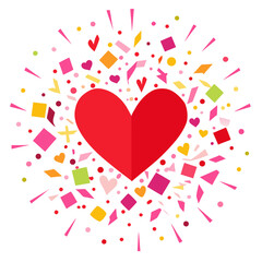 vector illustration of a heart