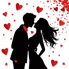 couple with heart