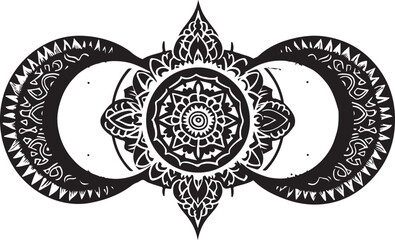 Celestial Moon Phase Boho Mandala Bundle 🌙