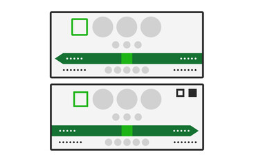 駅看板のシンプルなアイコン_横浜線