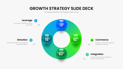 Professional Plan Four Element Infographic Frame Design. Clean Proposal Presentation Layout Vector Illustration. Creative Forecast 4 Step Graph Slideshow Template.