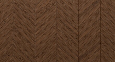 Modern herringbone wood pattern, dark brown tone  seamless background
