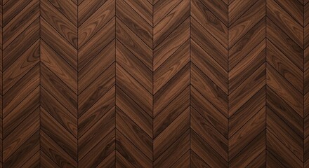 smooth cohesive backdrop adorned with a dark brown herringbone wood design