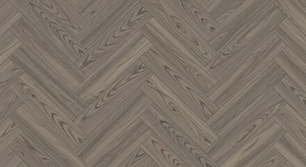  smooth unified surface featuring a modern herringbone wood arrangement in a grey brown shade