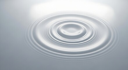 Water ripple effect on the surface of a calm pool, creating concentric waves