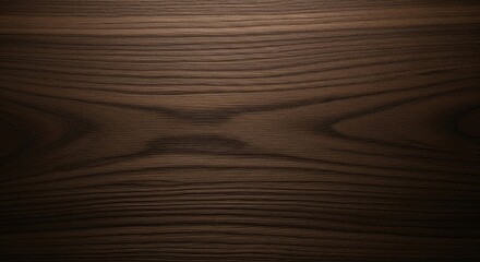 Dark walnut wood texture with a matte finish captured in a high detail macro shot under moody lighting