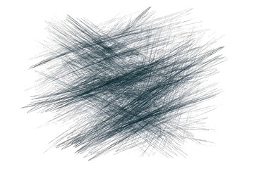 Obraz premium An abstract illustration of tangled, overlapping dark gray lines forming a loose, hazy shape