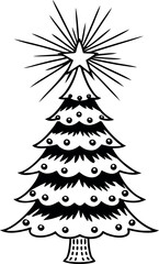 christmas tree vector