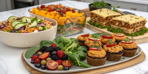 salad with vegetables