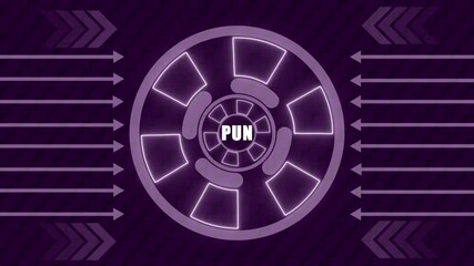Futuristic pun HUD Countdown Number 10 Animation – Digital Interface Design