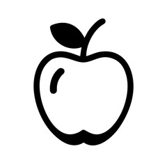 Vector art of apple icon