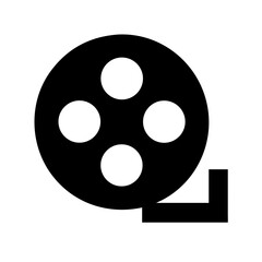 Vector art of film reel