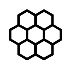 Vector art of honeycomb pattern
