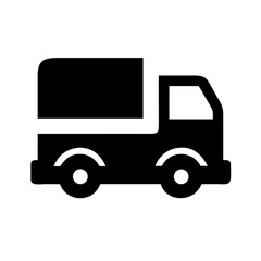 Vector art of shipping truck