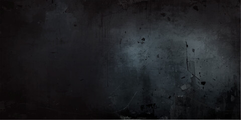 Dark, old grunge wall texture with rough concrete surface and vintage gray pattern for a blank aged backdrop.