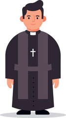 Christian Priest Illustration