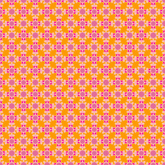 Abstract geometric pattern with orange and purple color combination suitable for background or cover and fabric