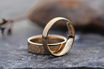 gold wedding rings