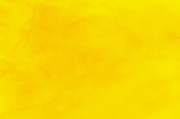 Abstract yellow background in watercolor style
