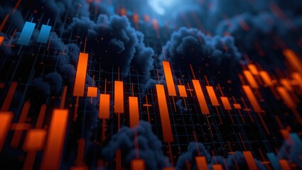 Volatile Stock Market Trading Data Visualization.