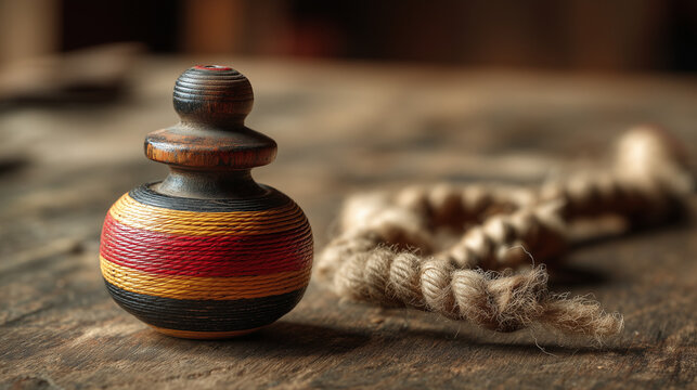 Handcrafted Wooden Toy and Indigenous Rope Displayed During Adivay Festival in Benguet Philippines Showcasing Cordilleran Artisanship Culture and Traditional Mountain Craftsmanship
