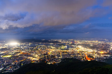 福岡県・皿倉山から望む夜景