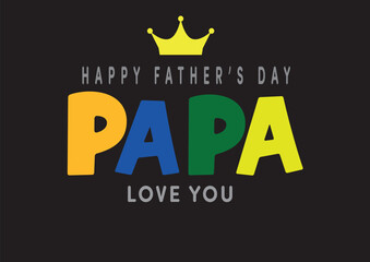 Father's Day poster or banner template with mustache and necktie on gray background.Greetings and presents for Father's Day in flat lay styling.Promotion and shopping template for love dad