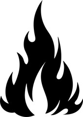 Single Flame Icon