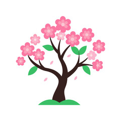 tree with pink flowers